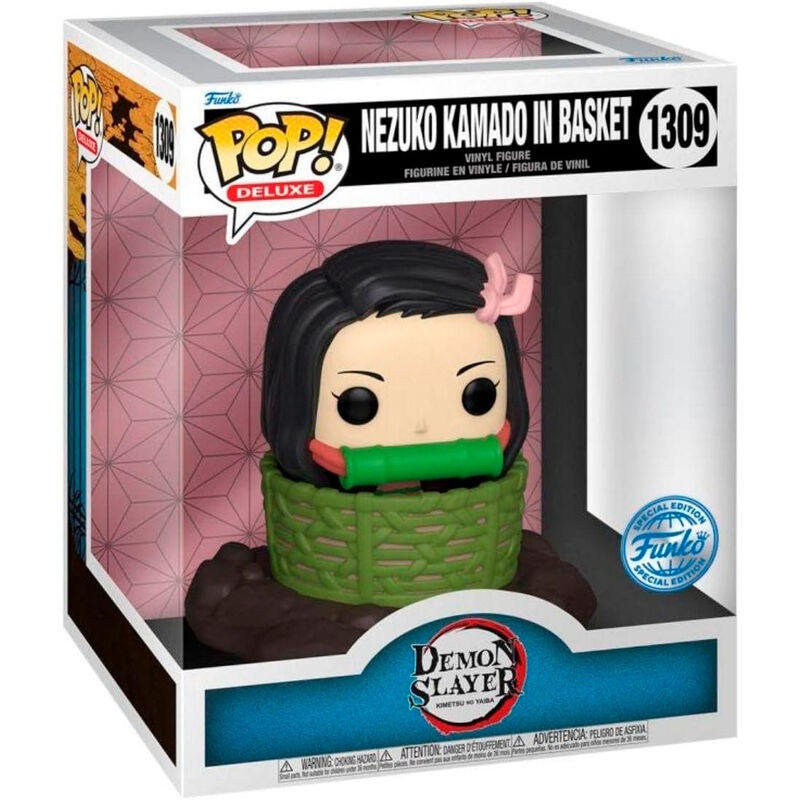 POP figure Deluxe Demon Slayer Kimetsu no Yaiba Nezuko Kamado in Basket Exclusive 1