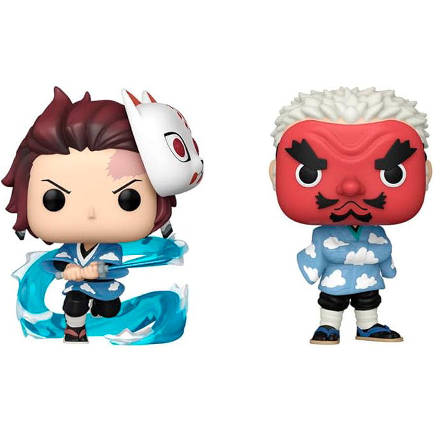 POP pack 2 figures Demon Slayer Kimetsu no Yaiba Tanjiro Kamado & Sakonji Urokodaki 1
