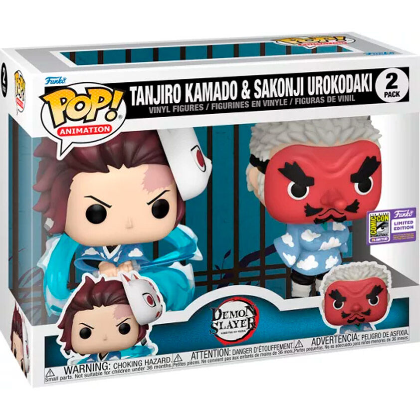 POP pack 2 figures Demon Slayer Kimetsu no Yaiba Tanjiro Kamado & Sakonji Urokodaki 2