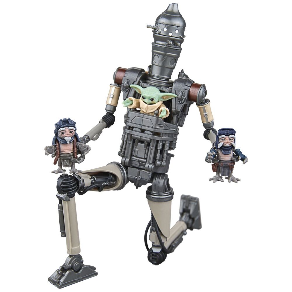 Star Wars The Mandalorian IG-12 & Grogu set figures 15cm 4