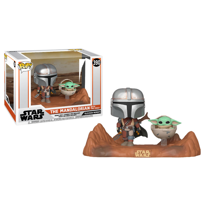 POP figure Star Wars Mandalorian - The Child and Mandalorian 1