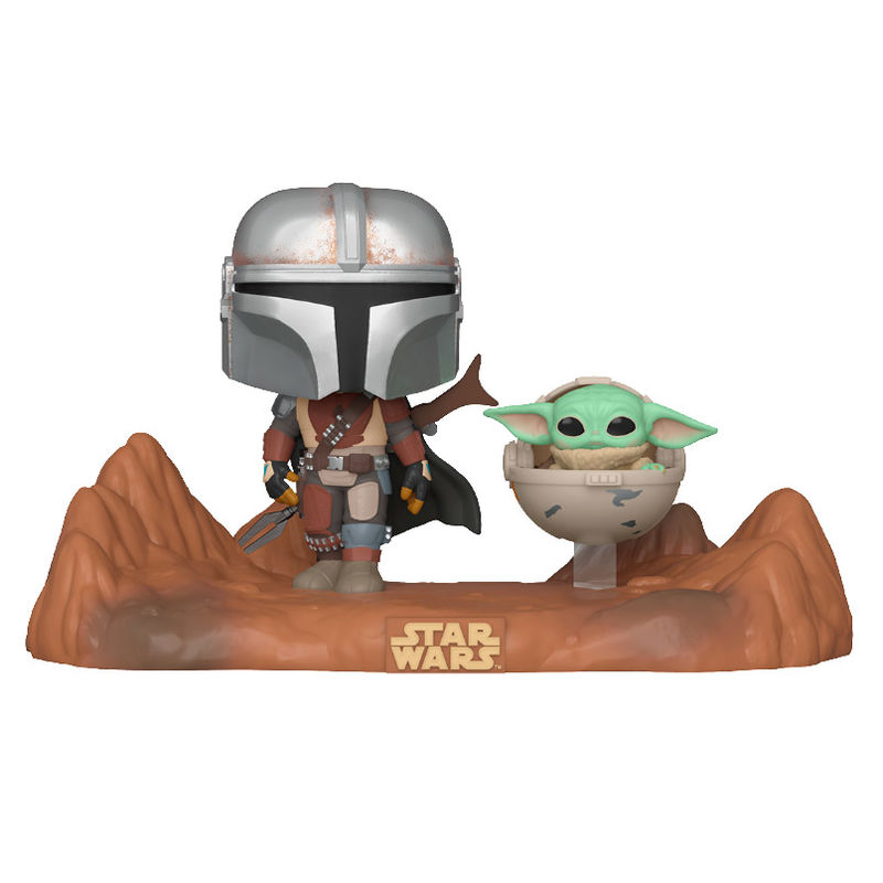 POP figure Star Wars Mandalorian - The Child and Mandalorian 3