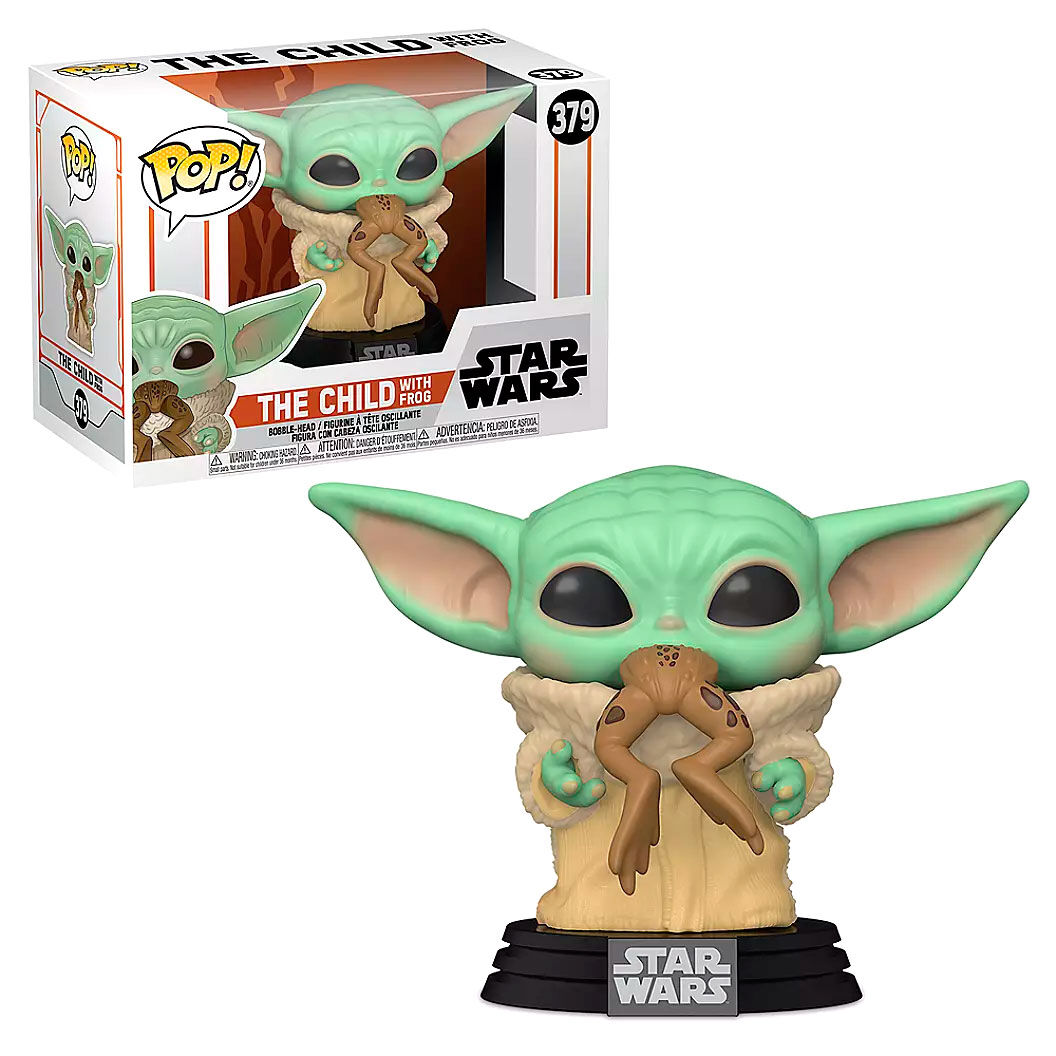 POP figure Star Wars Mandalorian The Child with Frog 1