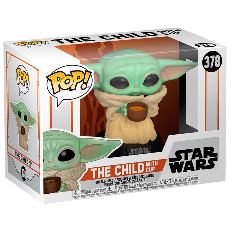 POP figure Star Wars Mandalorian The Child with Cup 3