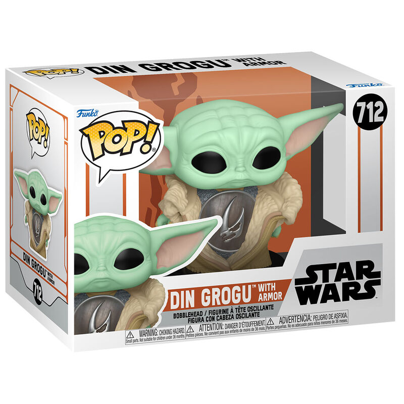 POP figure Star Wars The Mandalorian Din Grogu with Armor 1