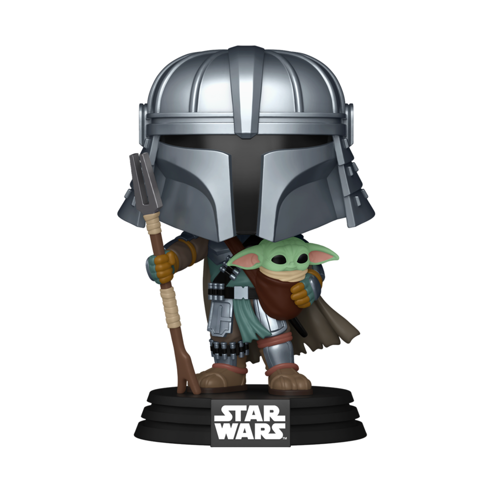 POP figure Star Wars Impressions Mandalorian with Grogu Exclusive 2