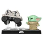 POP figure Moments Star Wars: The Mandalorian & Grogu - Grogu with Polar Mouse Droid - Thumbnail 2