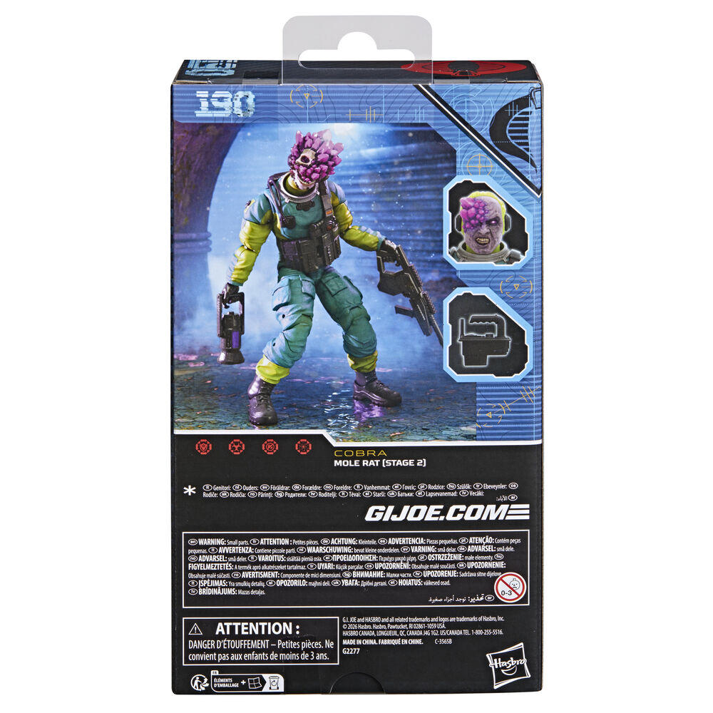 G.I. Joe Classified Series Cobra Mole Rat Stage 2 figure 15cm 4