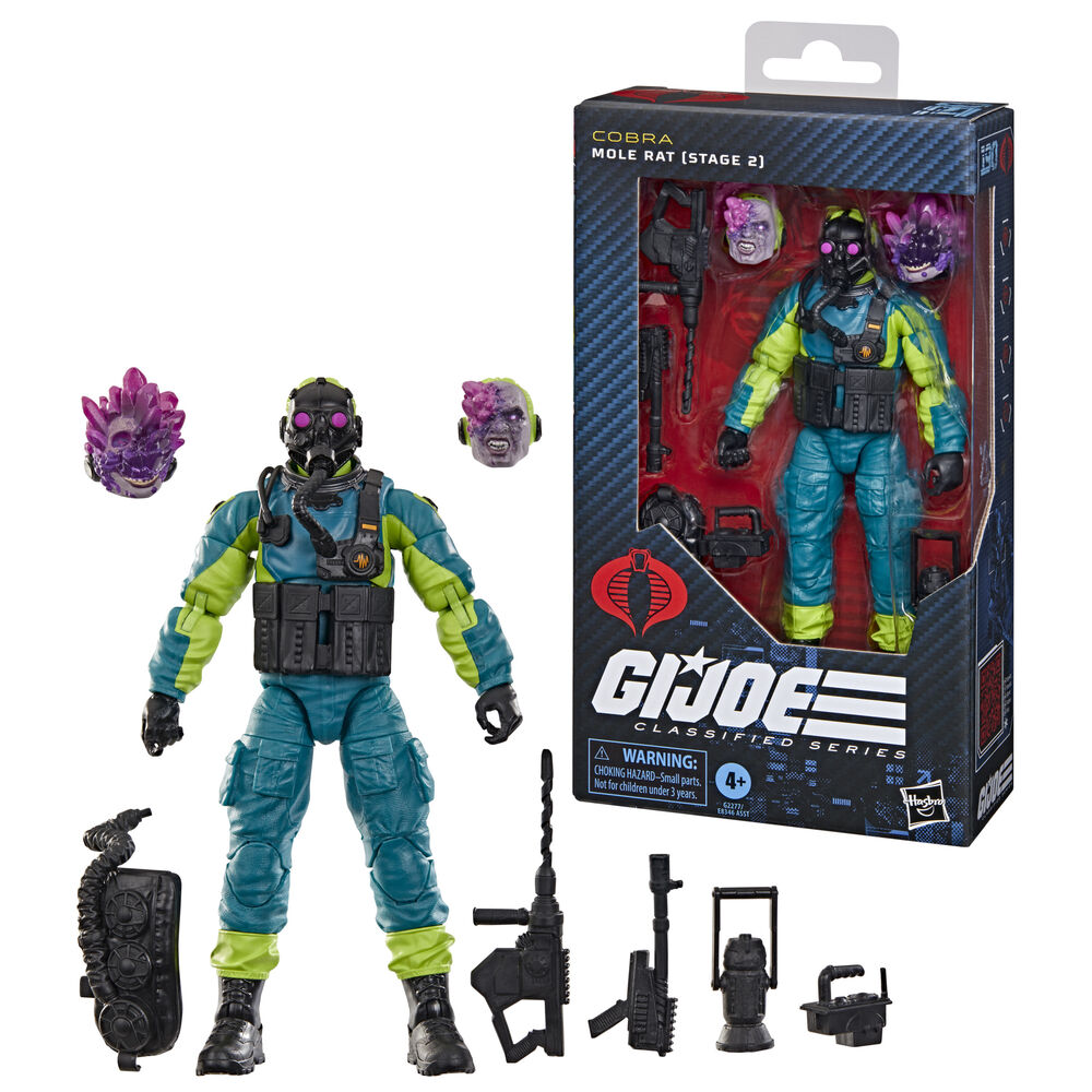G.I. Joe Classified Series Cobra Mole Rat Stage 2 figure 15cm 5