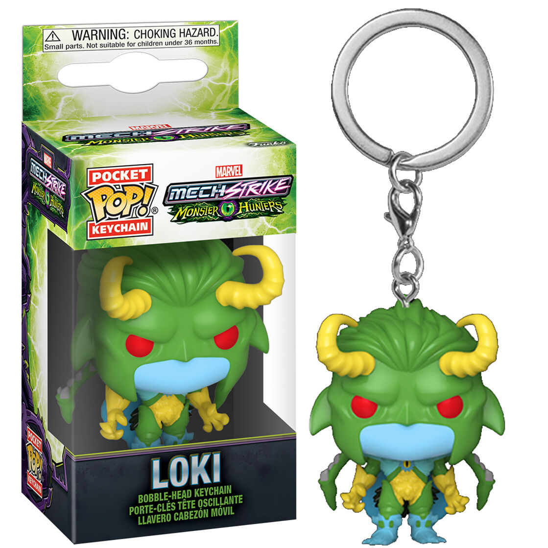 Pocket POP Keychain Marvel Monster Hunters Loki 1