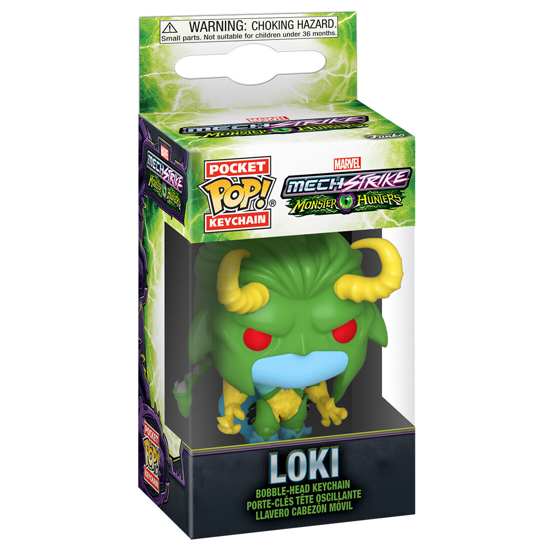 Pocket POP Keychain Marvel Monster Hunters Loki 3