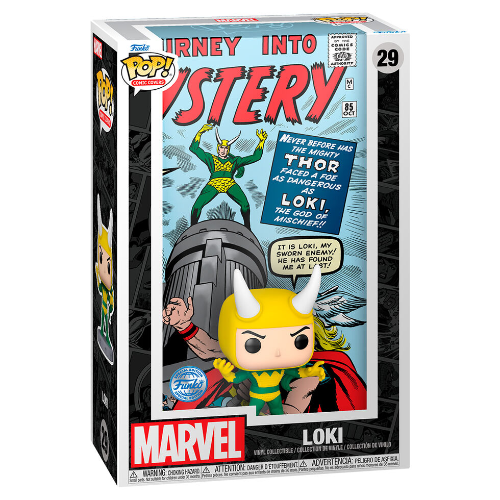 POP figure Comic Cover Marvel Loki Exclusive 1