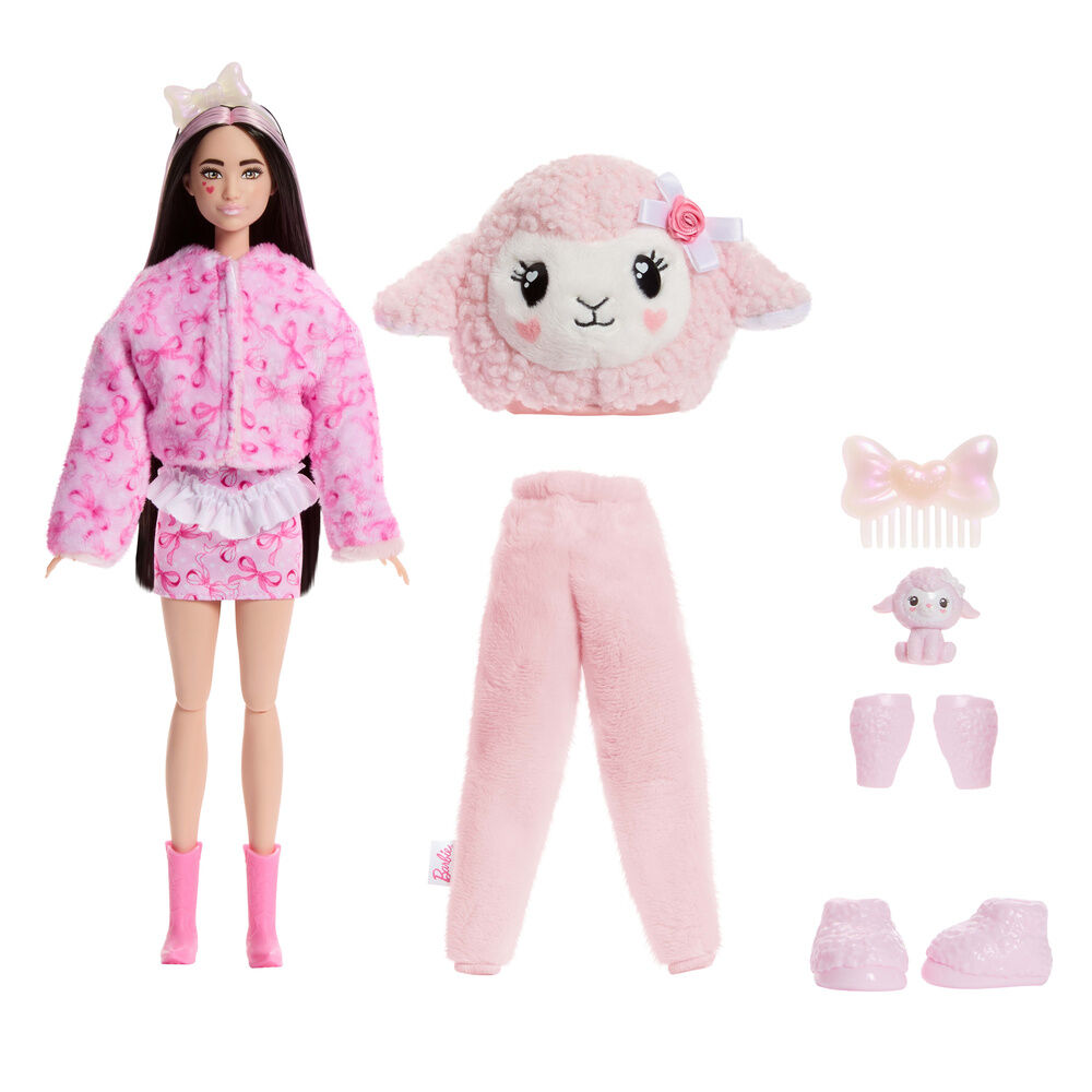 Barbie Sweet Ties Cutie Reveal Pink Sheep doll 2