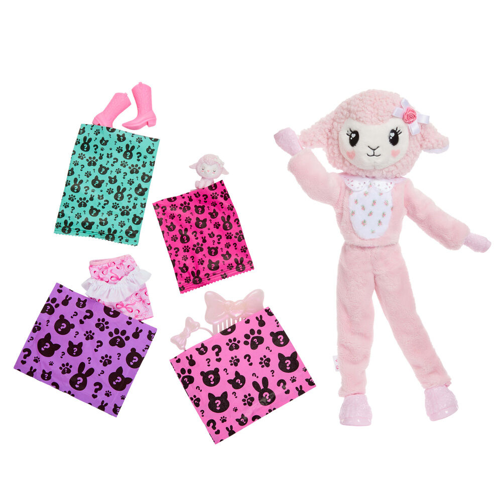 Barbie Sweet Ties Cutie Reveal Pink Sheep doll 3
