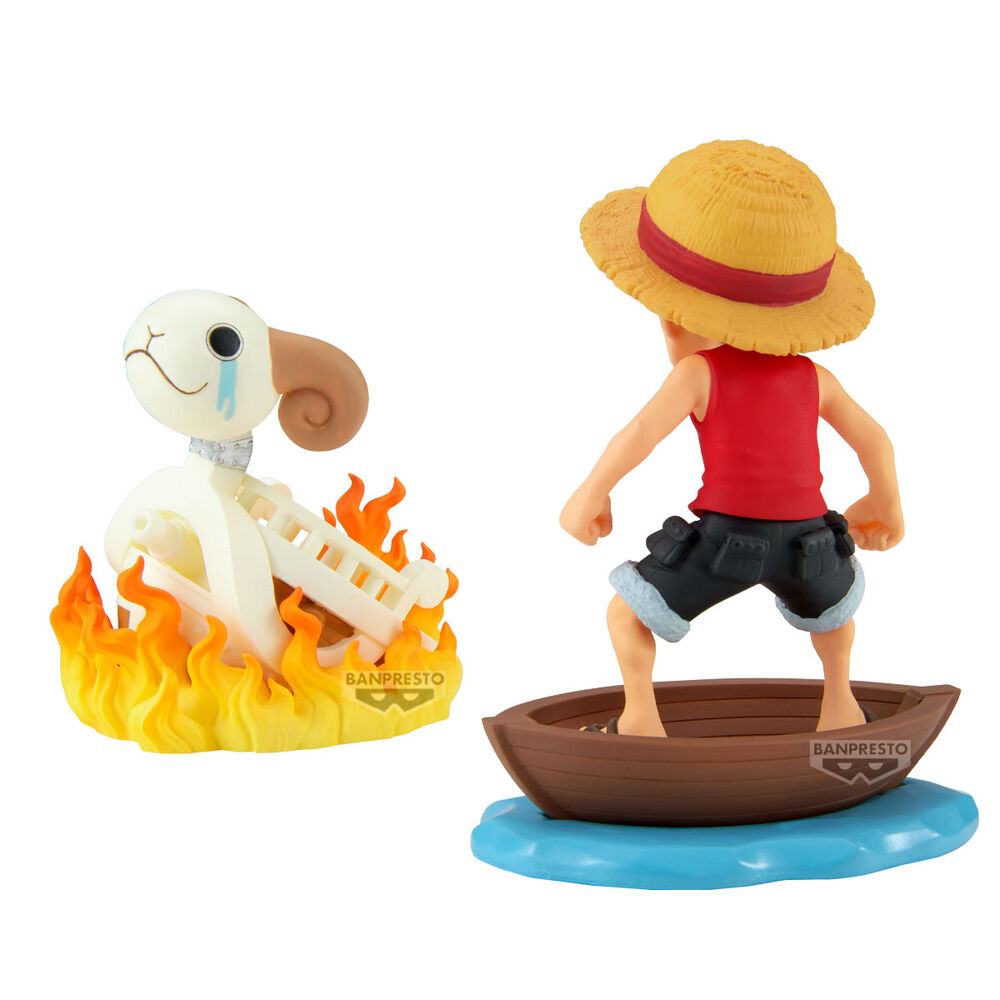 One Piece Luffy & Going Merry Log Stories figure 8cm 5
