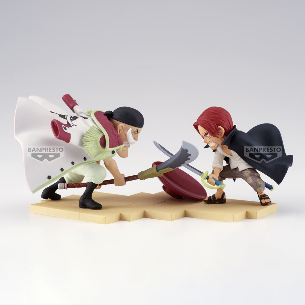One Piece World Collectable Log Stories Edward Newgate vs. Shanks figure 13cm 2