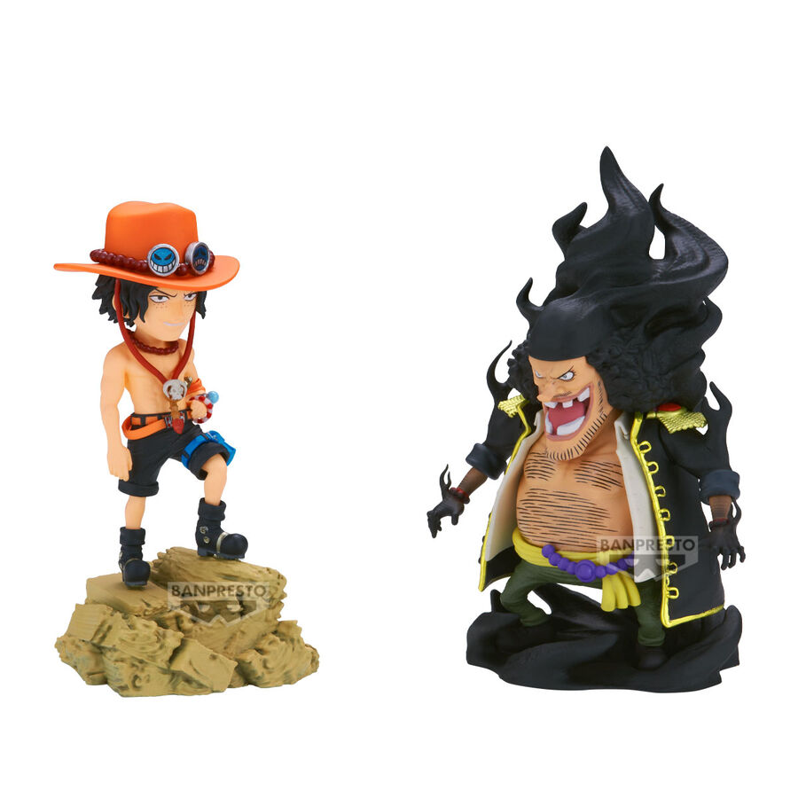 One Piece Portgas D.Ace Vs Marshall.D.Teach Log Stories figure 8cm 1