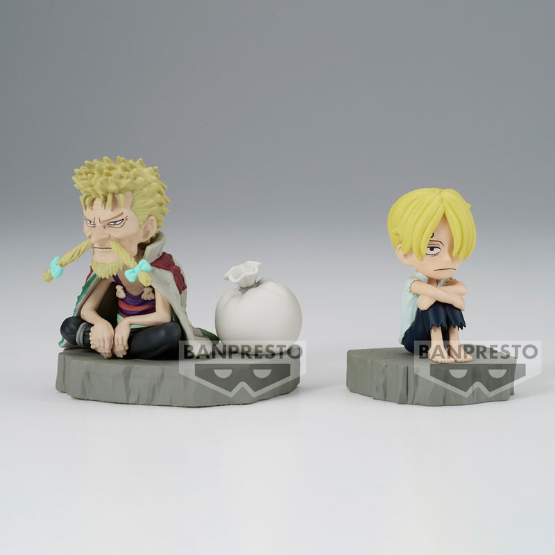 One Piece World Collectable Stories Sanji & Zeff figure 6cm 2
