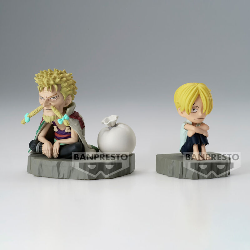 One Piece World Collectable Stories Sanji & Zeff figure 6cm 3
