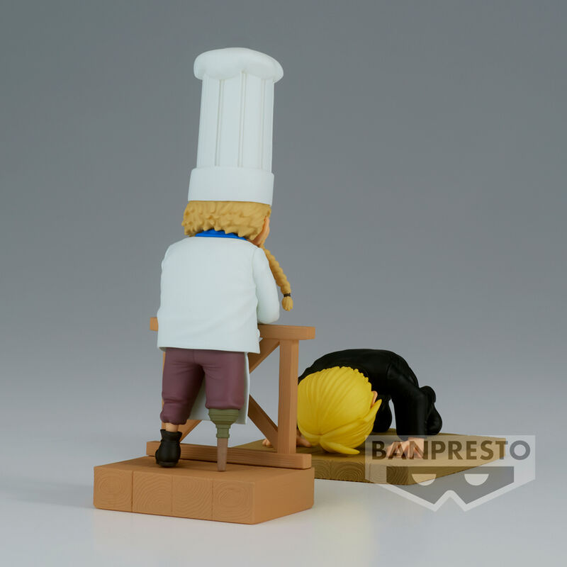 One Piece WCF Log Series Sanji & Zeff 2 world collectable figure 8cm 3