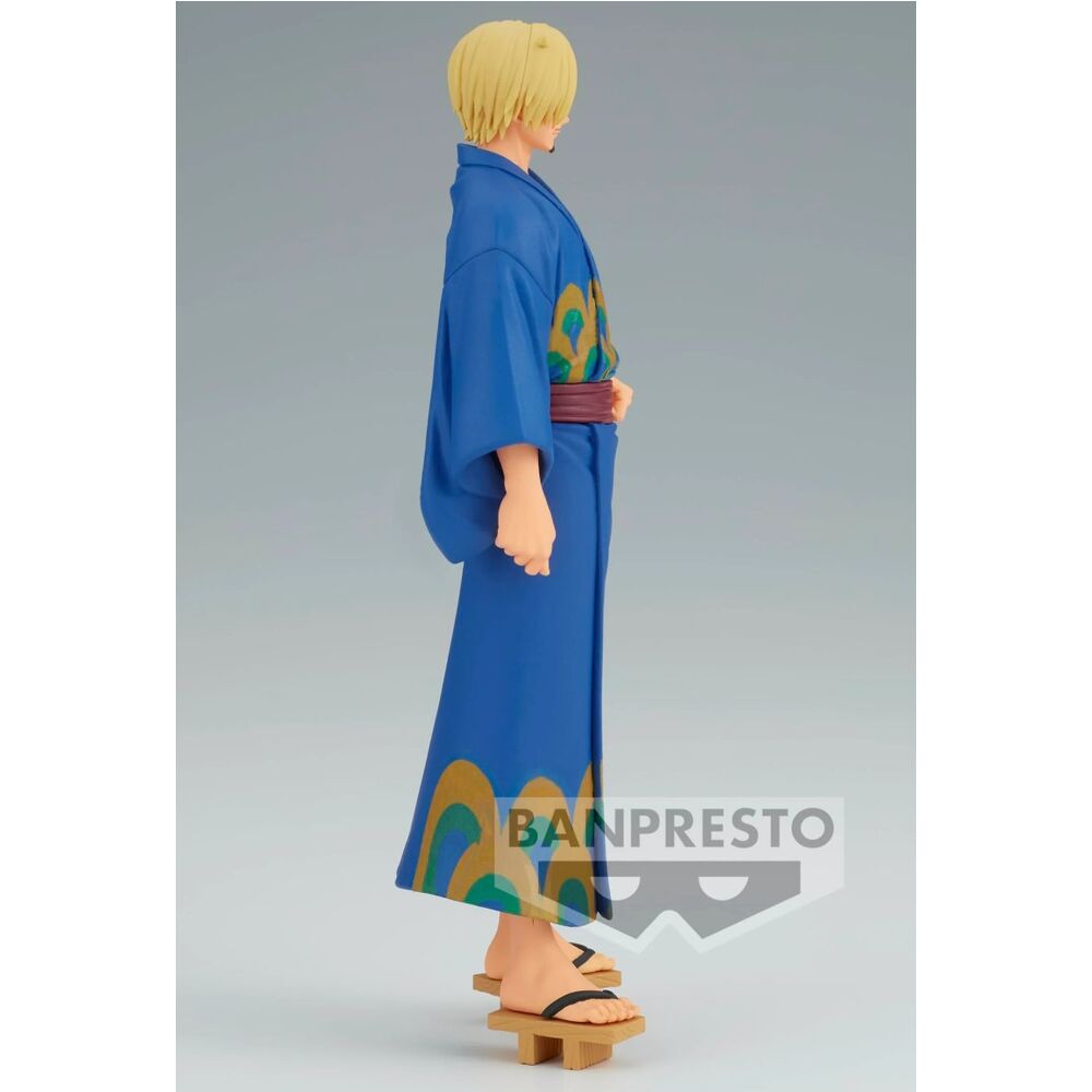 One Piece Grandline Series Wanokuni Yukata Silvers Sanji figure 17cm 1