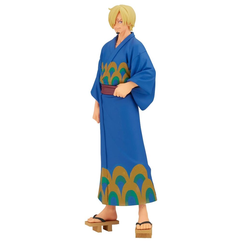 One Piece Grandline Series Wanokuni Yukata Silvers Sanji figure 17cm 3
