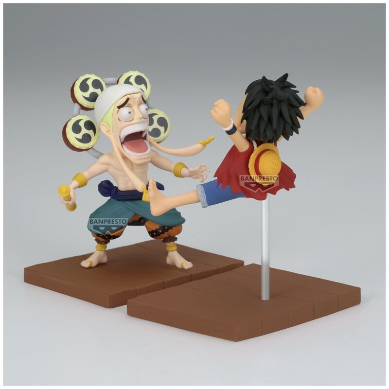 One Piece Monkey D Luffy & Enel World Collectable figure 7cm 3