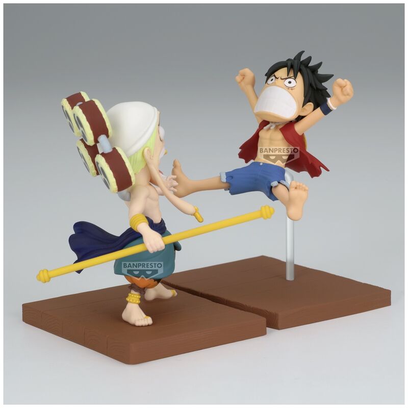 One Piece Monkey D Luffy & Enel World Collectable figure 7cm 4