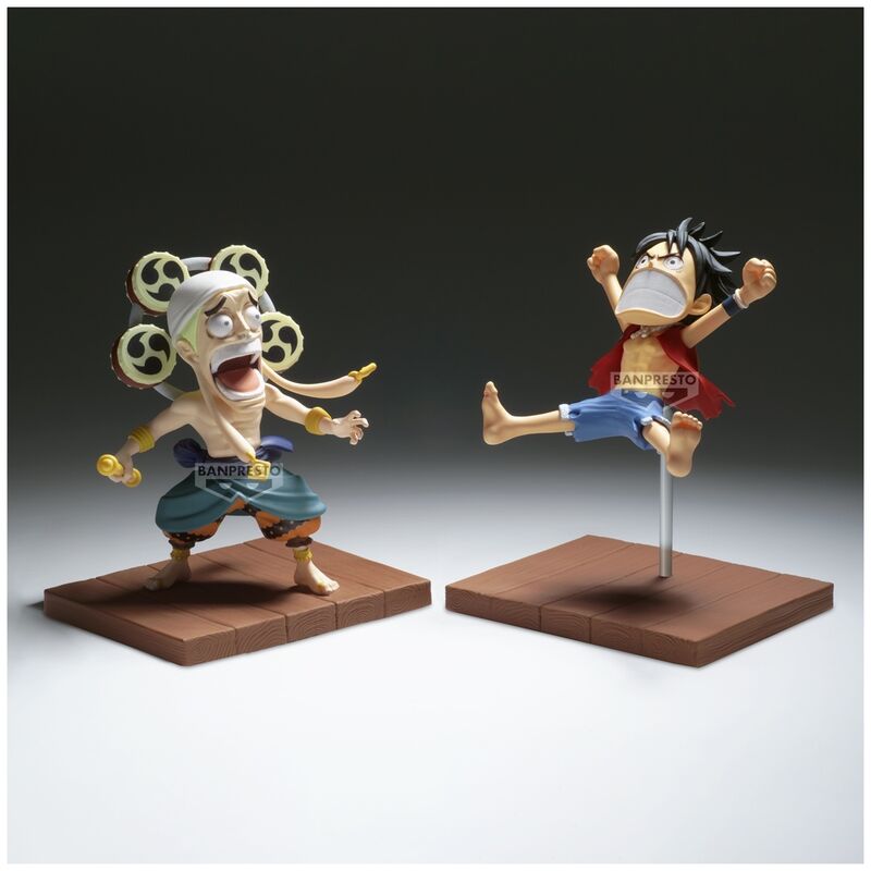 One Piece Monkey D Luffy & Enel World Collectable figure 7cm 5