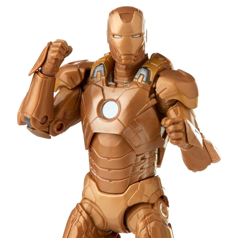 Marvel The Infinity Saga Iron Man 3 Happy Hogan and Iron Man Mark XXI set 2 figures 15cm 6