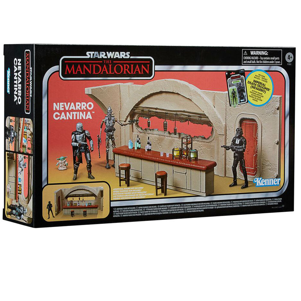 Star Wars Mandalorian Nevarro Cantina + Imperial Death Trooper figure set 1