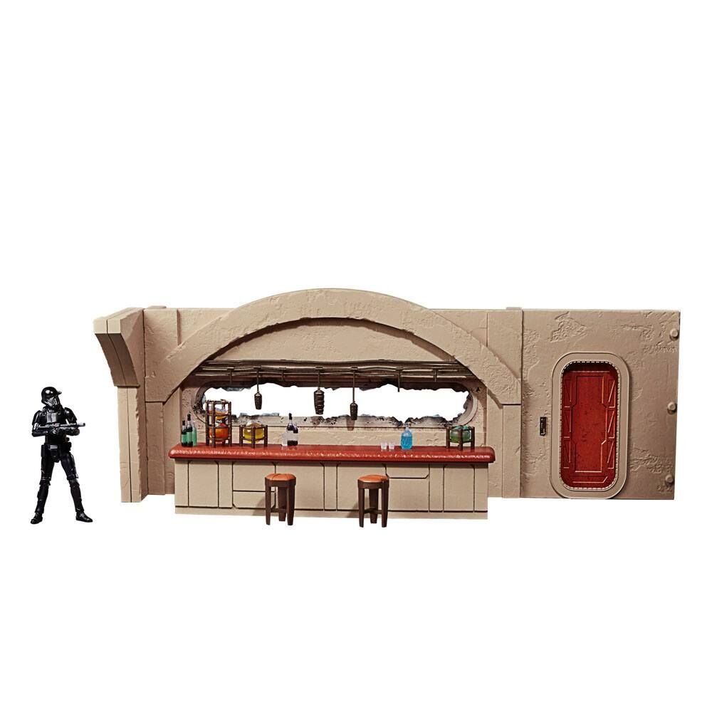 Star Wars Mandalorian Nevarro Cantina + Imperial Death Trooper figure set 4