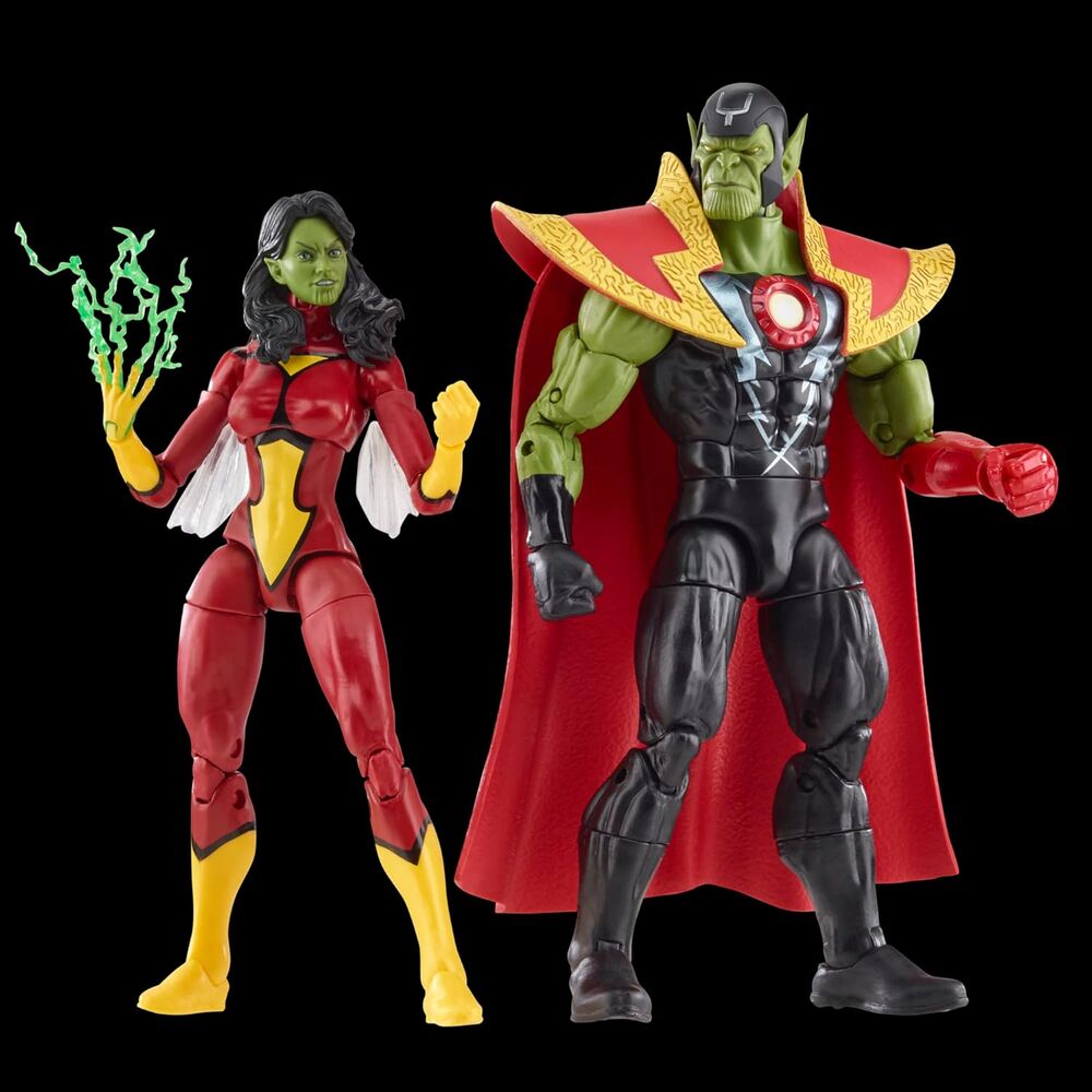 Marvel Avengers Beyond Earth Mightiest Skrull Queen & Super Skrull figures 15cm 5