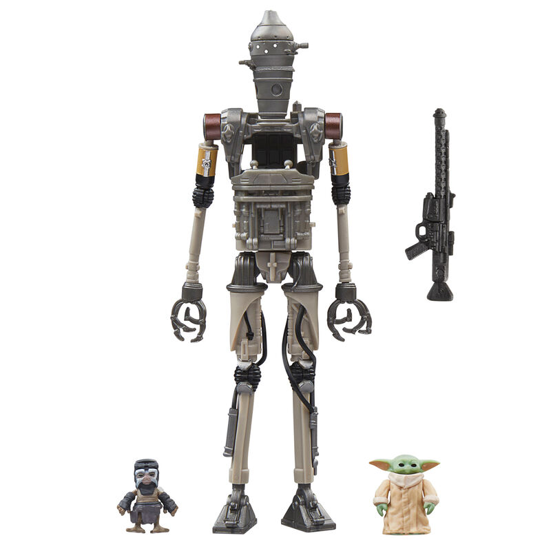 Star Wars The Mandalorian IG-12 Grogu & Anzellan figure 9,5cm 2
