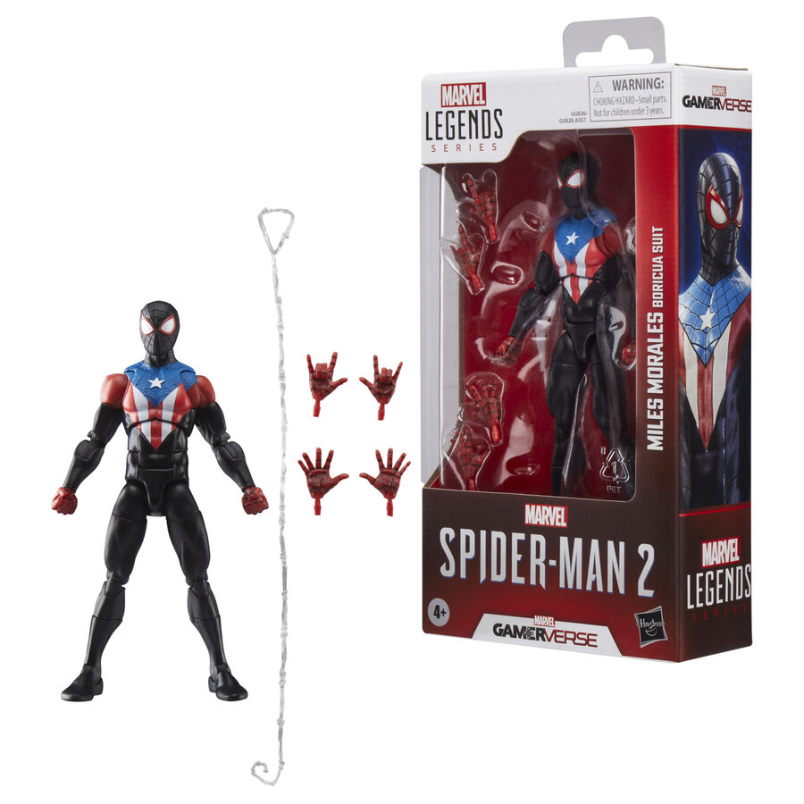 Marvel Legends Spider-Man 2 Miles Morales Boricua Suit figure 15cm 3
