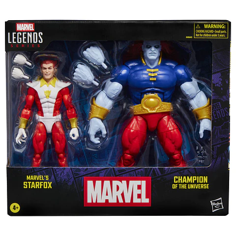 Marvel Legends Series Starfox & Champion of the Universe pack 2 figures 15cm