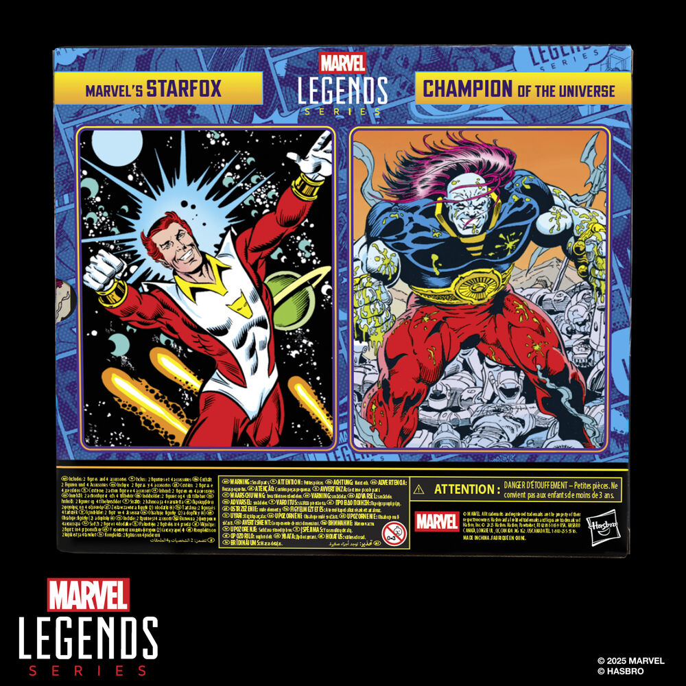 Marvel Legends Series Starfox & Champion of the Universe pack 2 figures 15cm 12