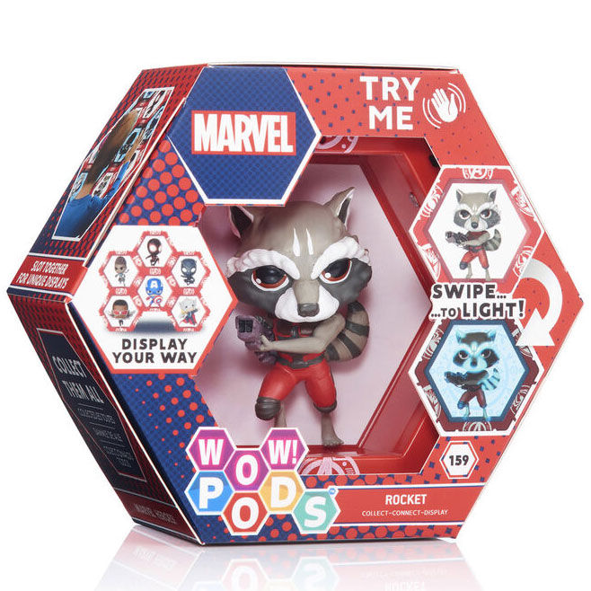 WOW! POD Marvel Rocket Raccoon led figure 1