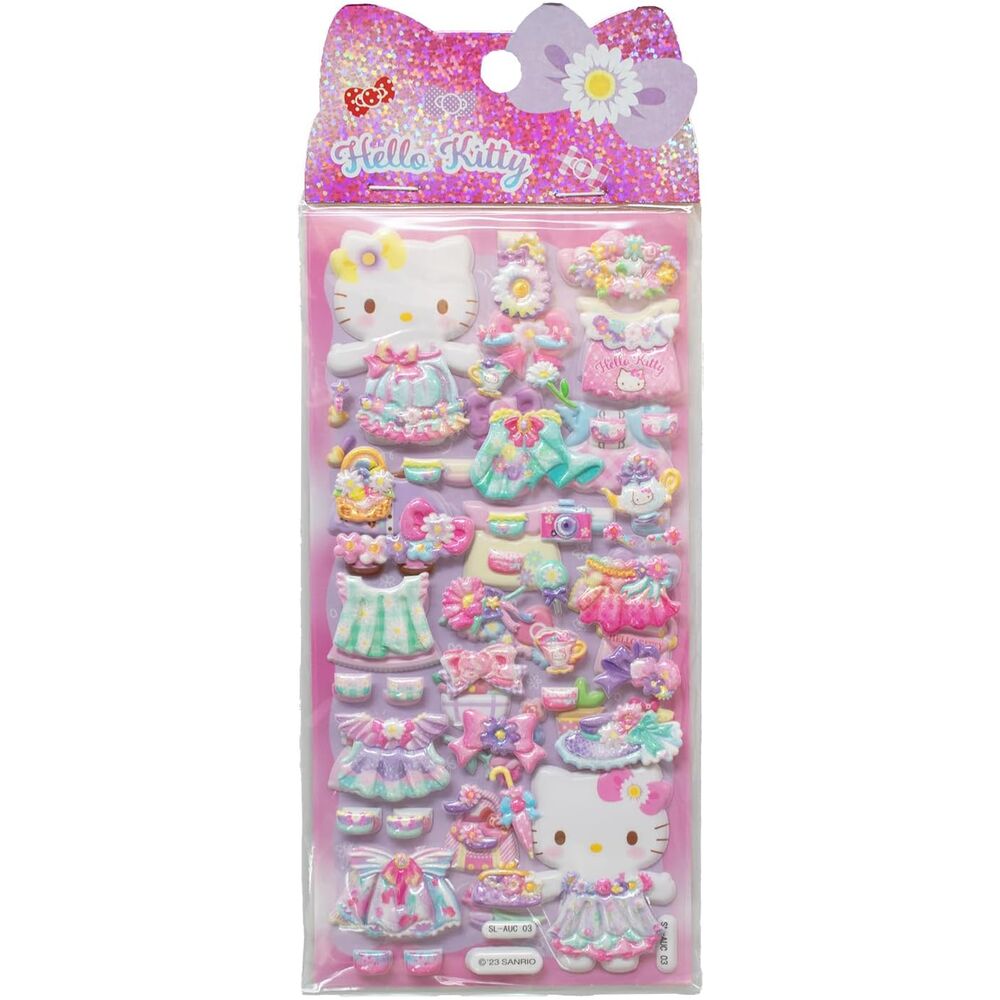 Hello Kitty assorted Embossed stickers 3
