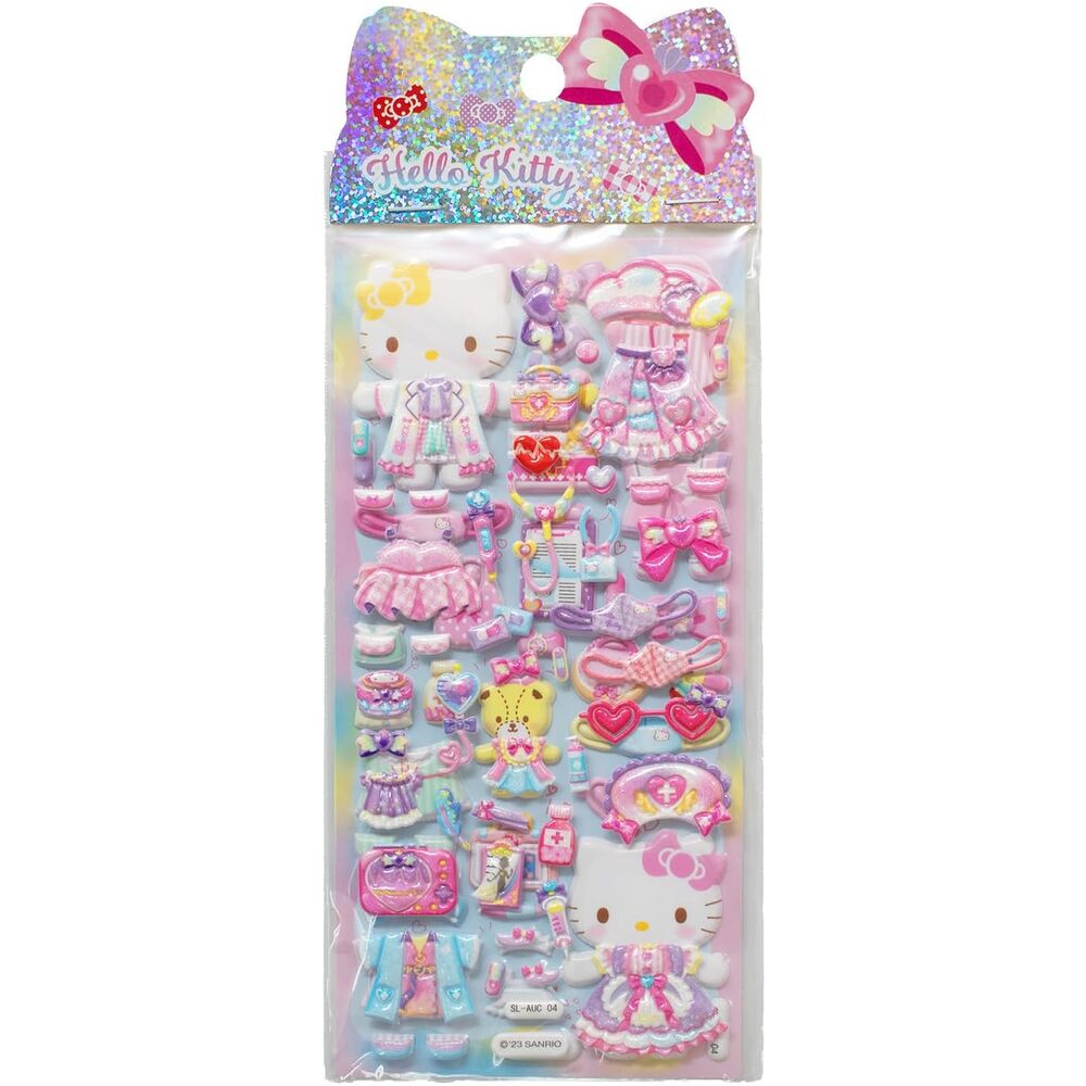 Hello Kitty assorted Embossed stickers 4
