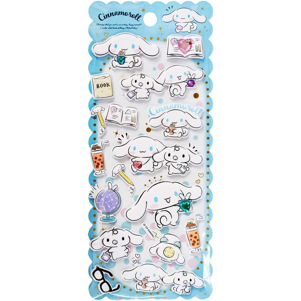Hello Kitty Cinamoroll assorted Embossed stickers 2