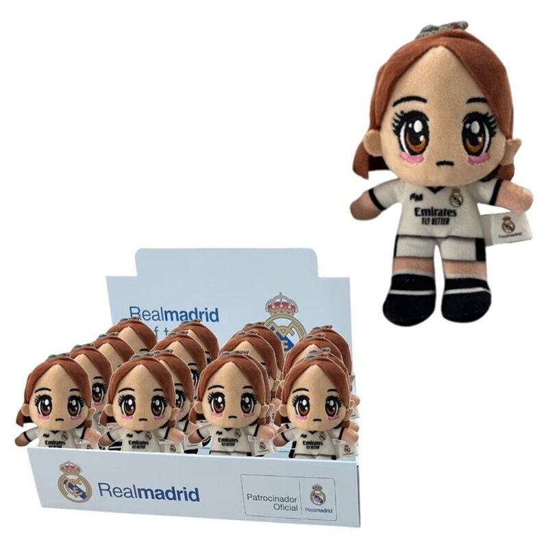 Real Madrid girl plush toy 12cm 1