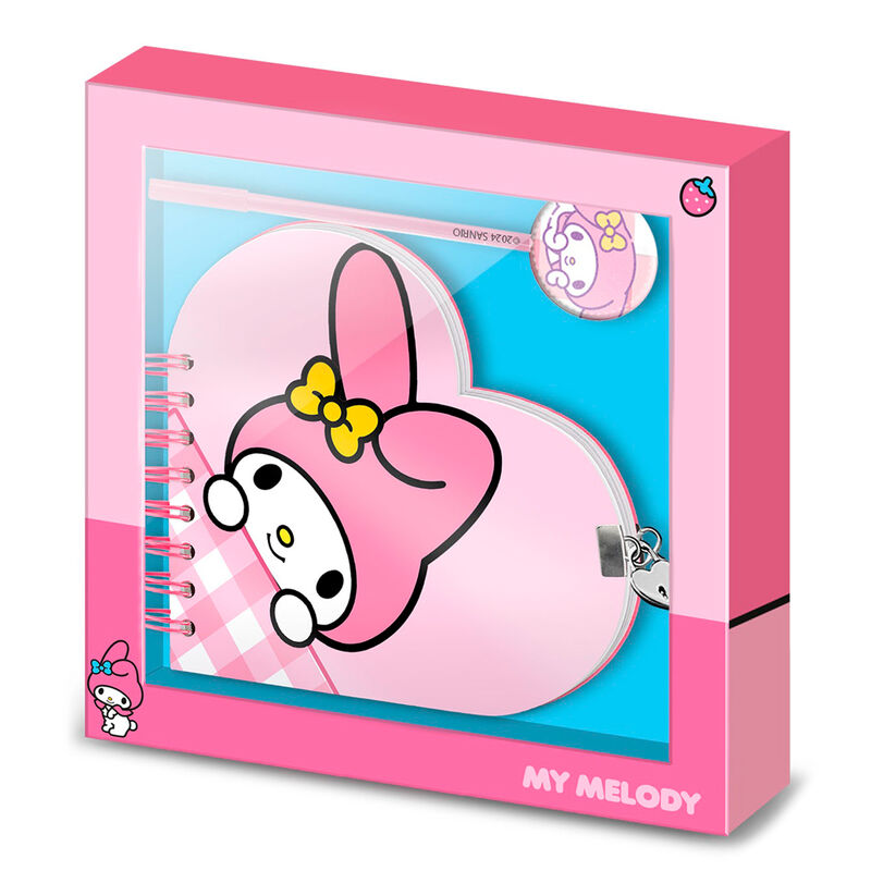 Hello Kitty My Melody diary + pen set 1