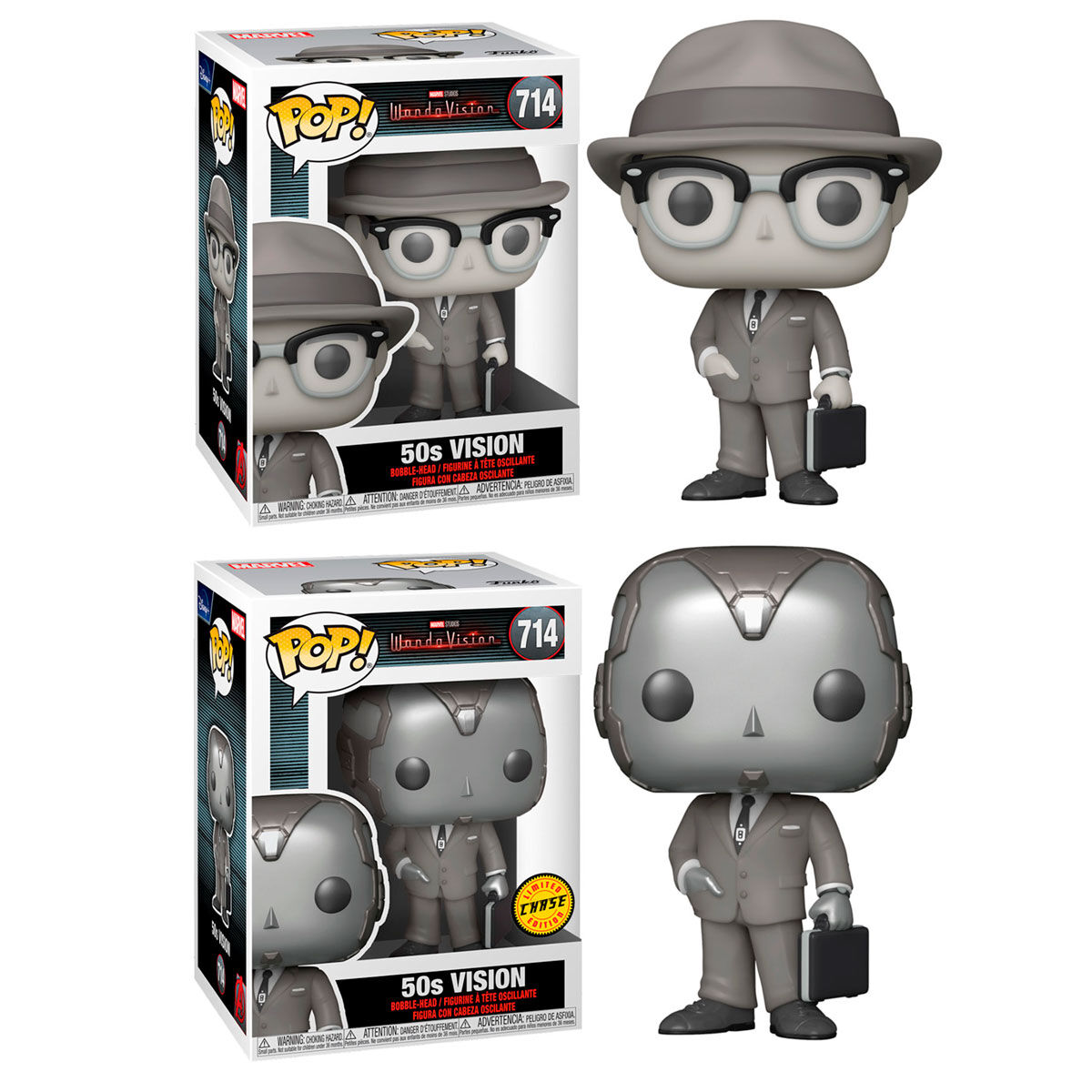 POP figure Marvel WandaVision Vision 5 + 1 Chase 1