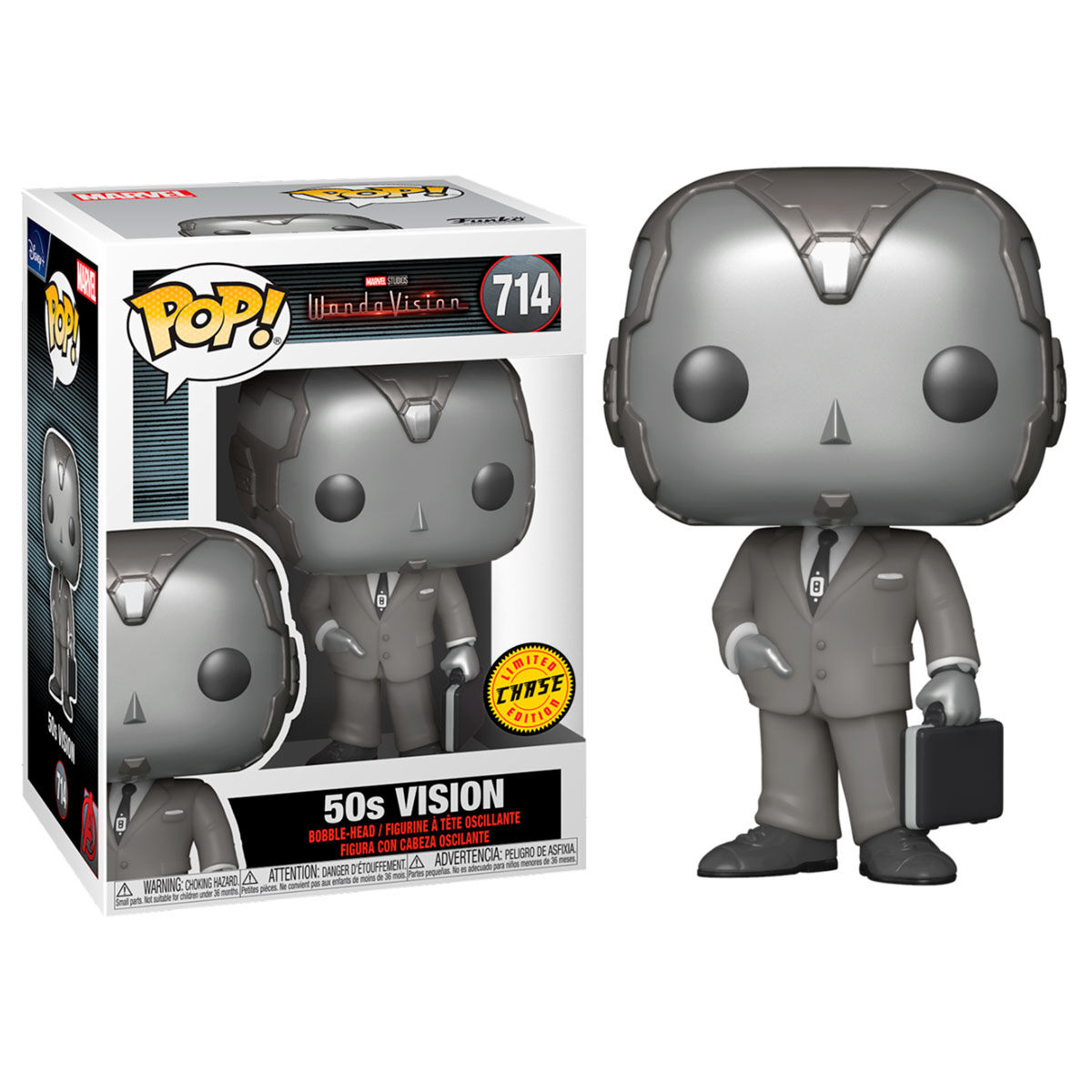 POP figure Marvel WandaVision Vision 5 + 1 Chase 3