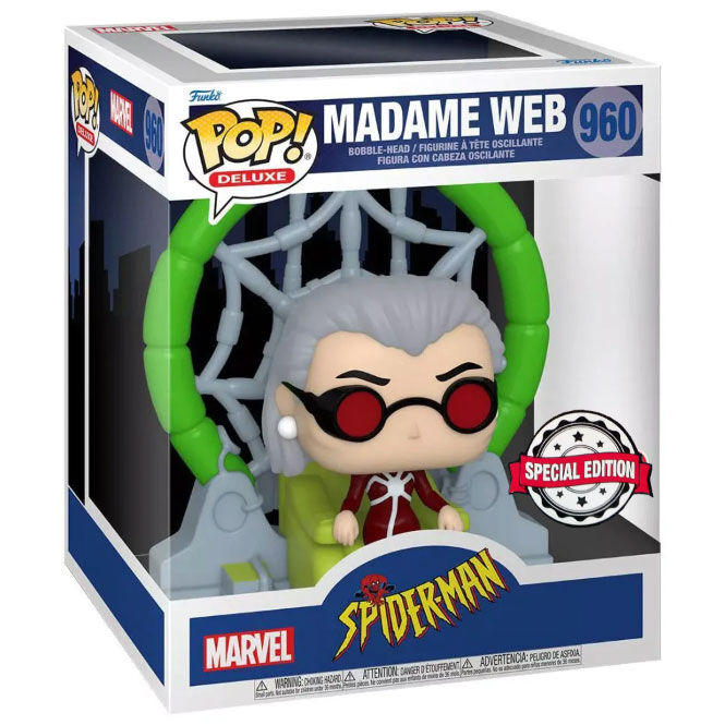 POP figure Marvel Spiderman Madame Web Exclusive 2