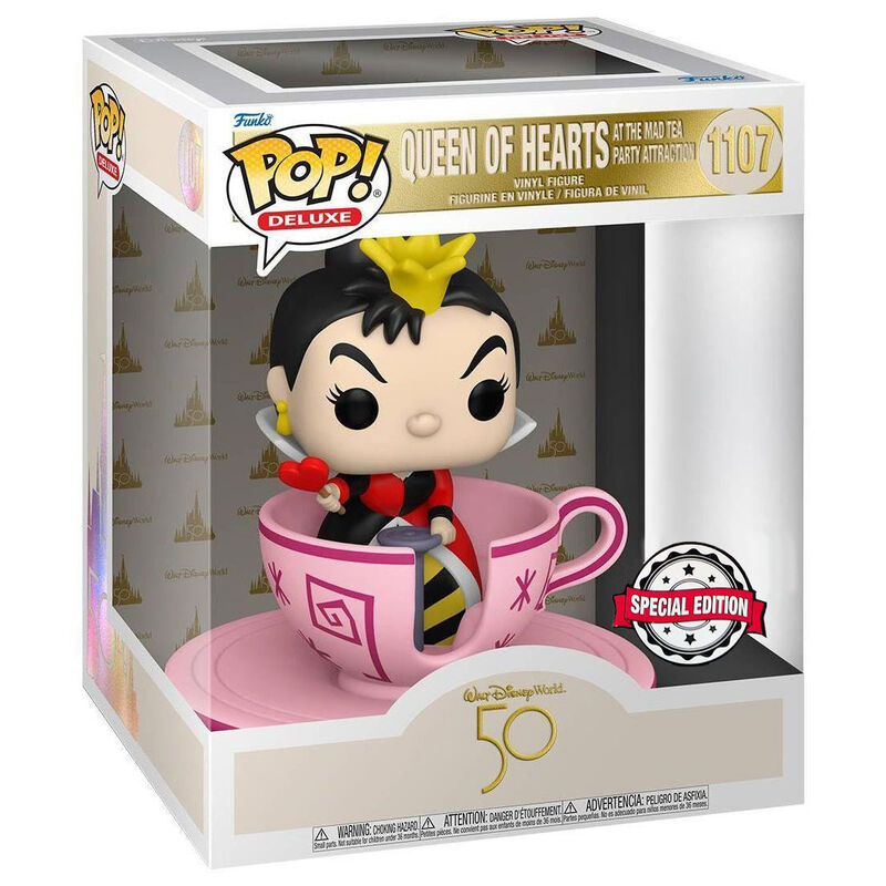 POP figure Walt Disney World 50th Queen of Hearts at mad tea party Exclusive 1