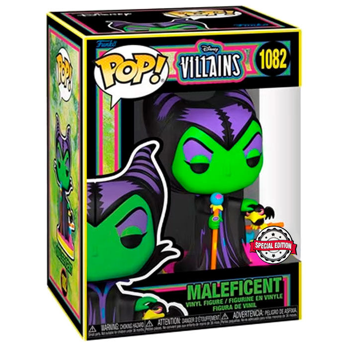 POP figure Disney Villains Maleficent Black Light Exclusive 1