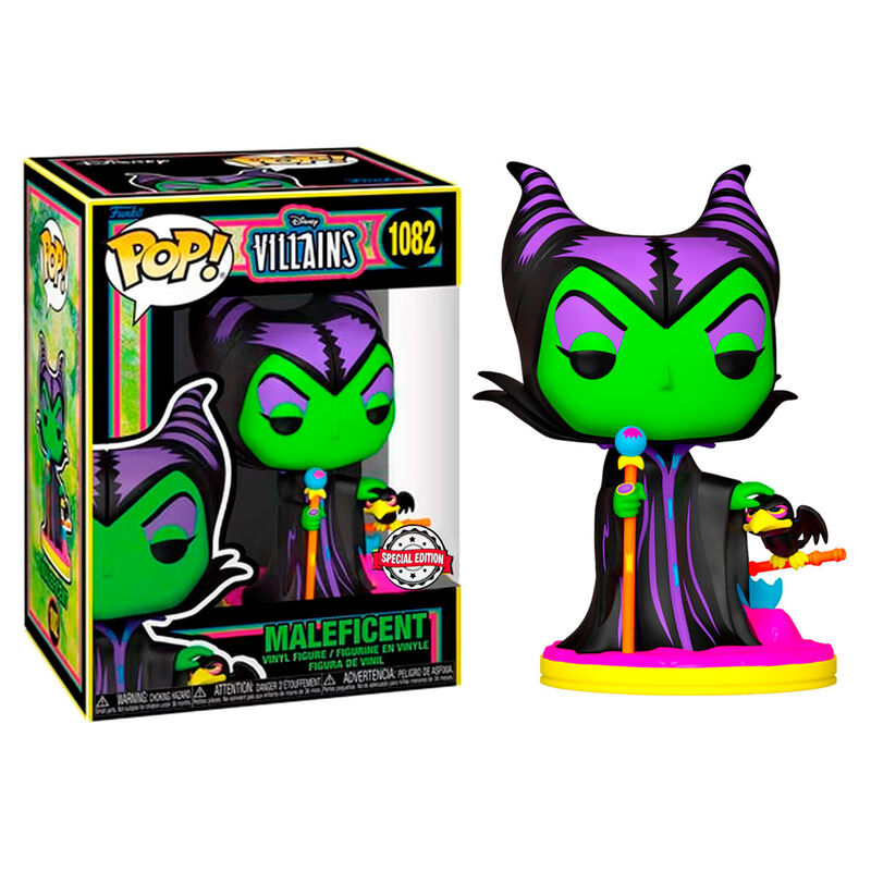 POP figure Disney Villains Maleficent Black Light Exclusive 3