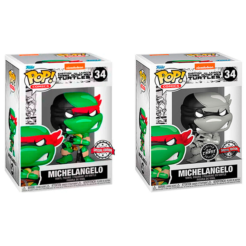 POP figure Ninja Turtles Michelangelo Exclusive 5 + 1 Chase 1